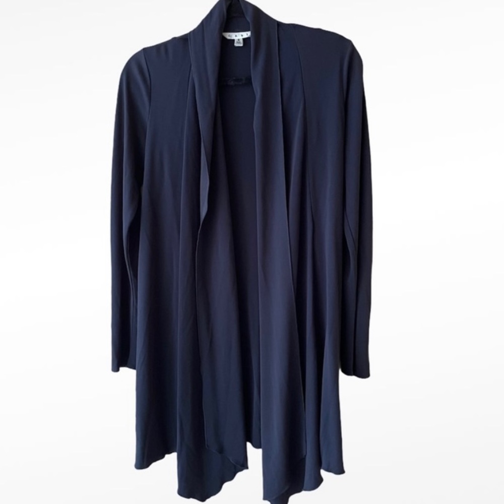 Cabi Long Waterfall Jersey sweater duster